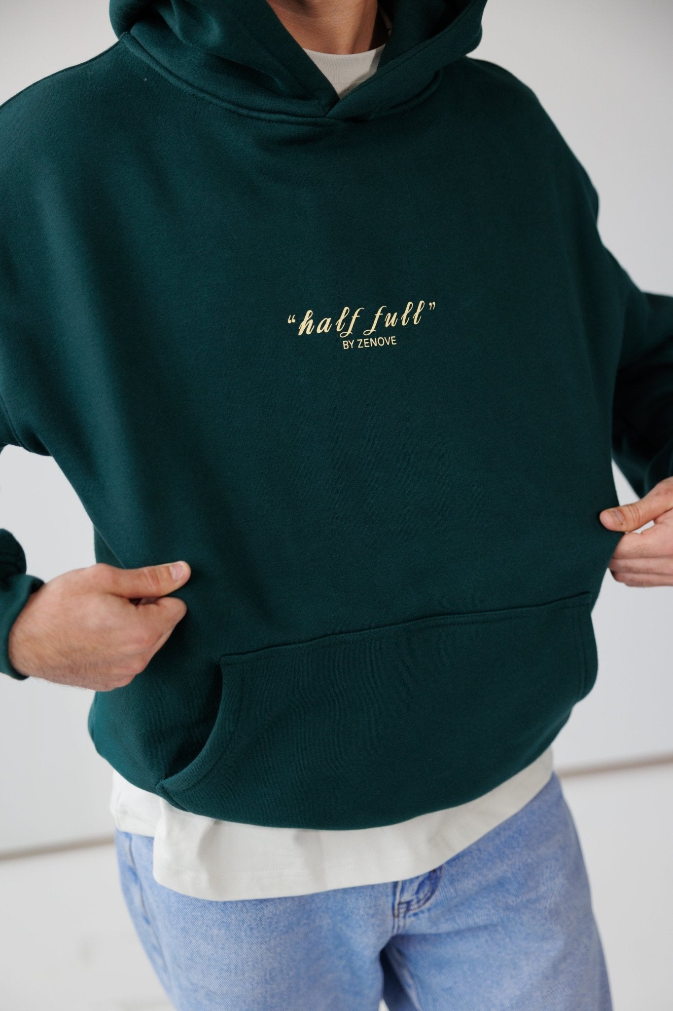 LEVEL UP HOODIE - GREEN - Zenove