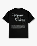 OPTIMISM IN PROGRESS TEE - BLACK - Zenove