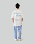 OPTIMISM IN PROGRESS TEE - POWDER BLUE - Zenove