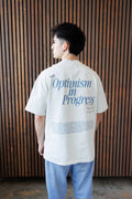OPTIMISM IN PROGRESS TEE - POWDER BLUE - Zenove